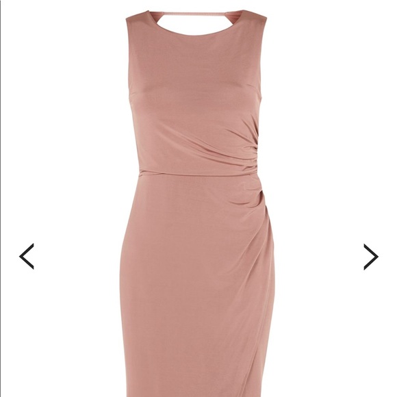 TOPSHOP Slinky Dress Midi Dress - Picture 3 of 7